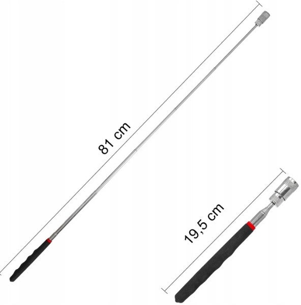 Magnet de inspecție telescopic cu lanternă