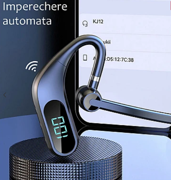 Casca Bluetooth 5.0 Wireless KJ12 Rezistenta la Apa