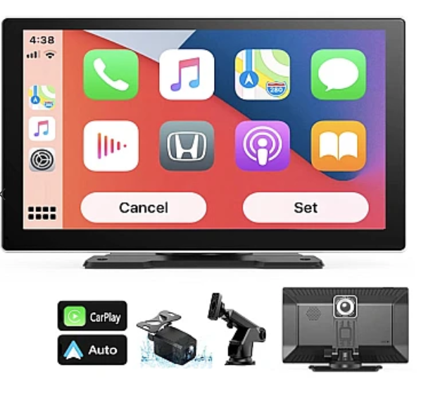 Carplay Q CA770 Ecran de 9,8 inchi 4K Android Auto cu camera de bord din spate