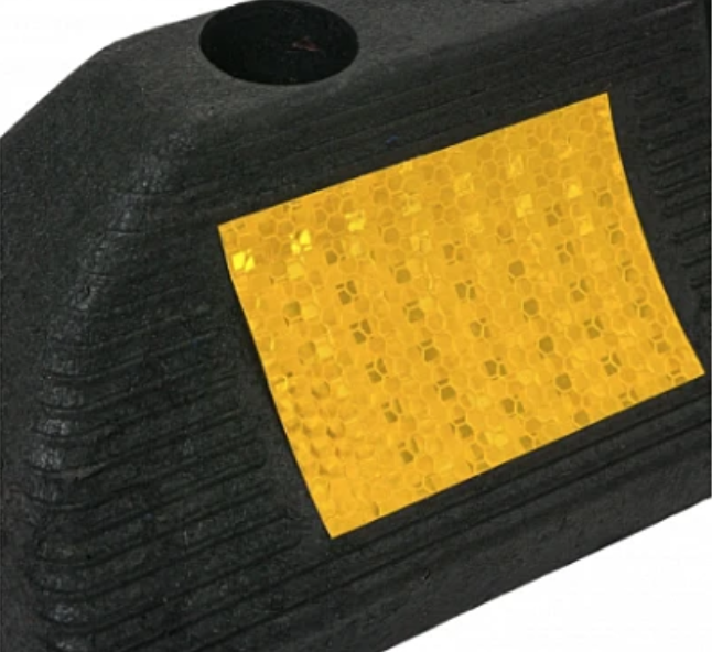 Opritor roti auto reflectorizant pentru parcare sau blocare roti