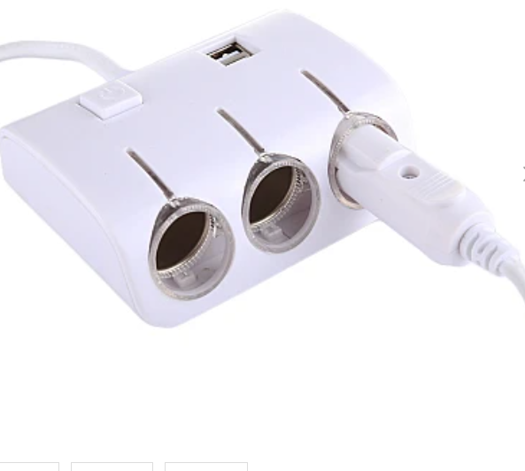 Priza ALBA 1506 auto cu 5 iesiri, buton On/OFF 120W