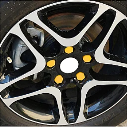 Set 20 capace prezoane 17" din Silicon pentru jante