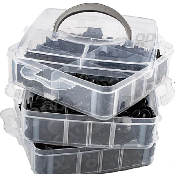 Set 620 piese cleme clipsuri si pini fixare auto plastic
