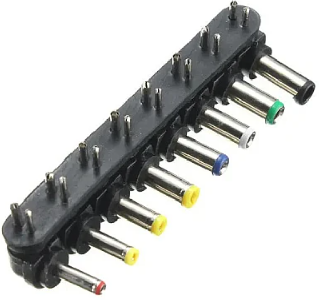 Incarcator Laptop Auto + Priza cu 8 MUFE Universale 12v / 220v AX
