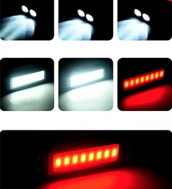 Lampa de Lucru LED + COB Andowl QD77 cu USB Magnet Agatatoare