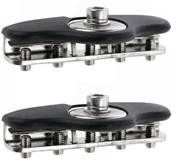 Set 2 x Suport Capota FICSI pentru fixare LED BAR / proiectoare capota universal dreptunghiular