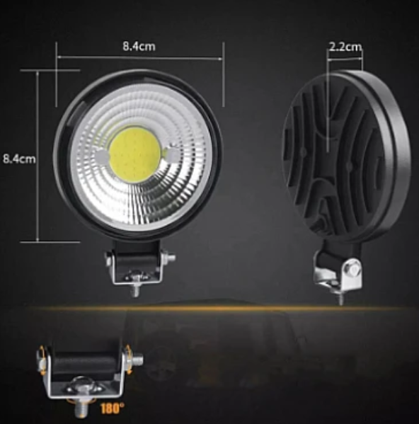 Proiector LED auto LED COB Andowl Q ZD563 putere 30W ROTUND