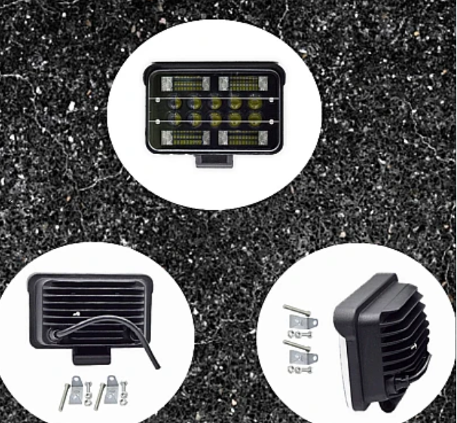 Proiector LED auto 192W cu 46 led uri