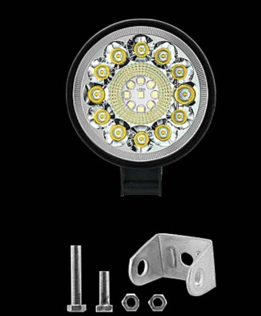 Proiector auto LED Q ZD562 putere 8W 12/24V impermeabil 360 grade ROTUND