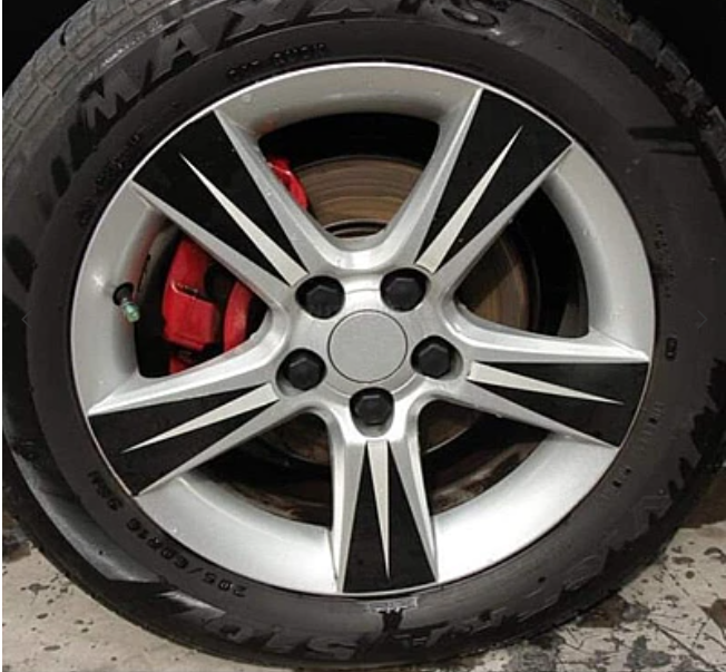 Set 20 capace prezoane 17" din Silicon pentru jante