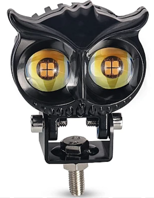 Proiector LED auto cu 2 FAZE putere 30W 6000K model bufnita