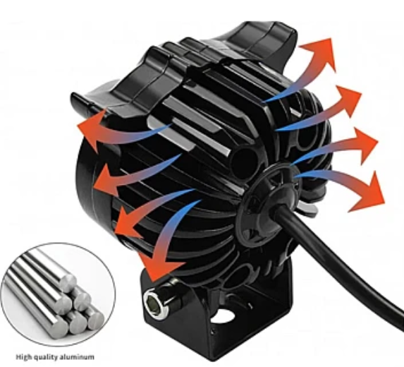 Proiector LED auto cu 2 FAZE putere 30W 6000K model bufnita
