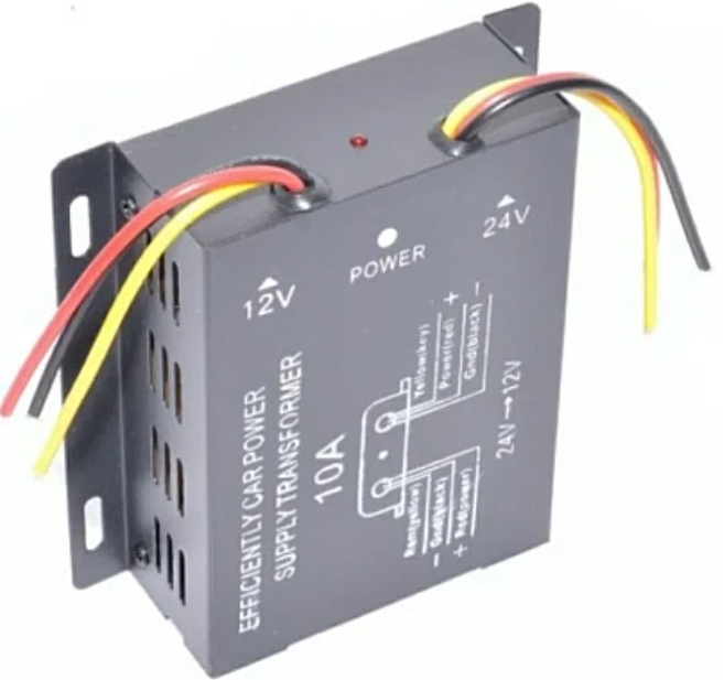 Convertor Auto pentru Tensiune 24V - 12V