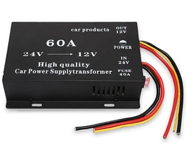 Convertor Auto pentru Tensiune 24V - 12V