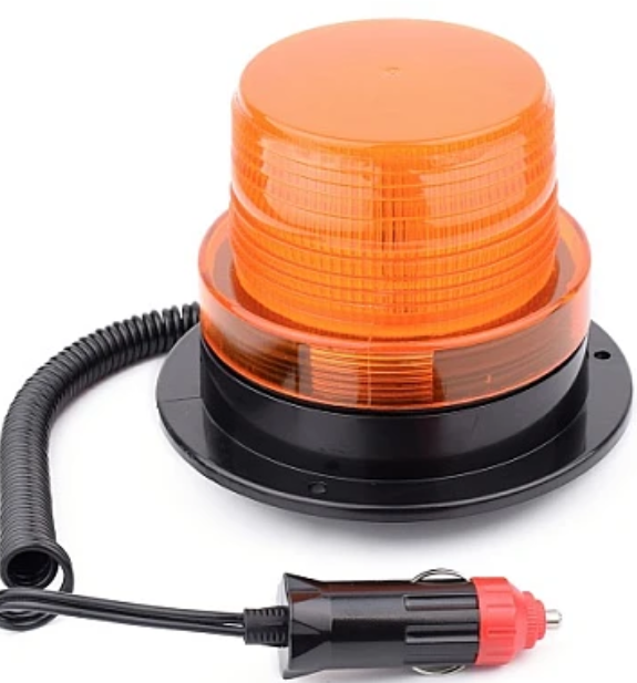 Girofar LED cu 1 faza prindere magnetica si fixa conectare 12V
