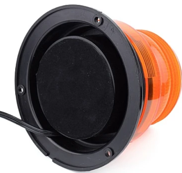 Girofar LED cu 1 faza prindere magnetica si fixa conectare 12V