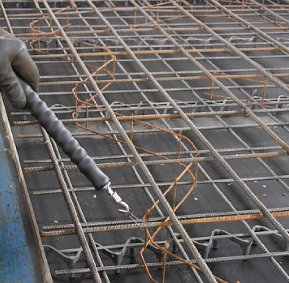 Carlig semi automat de legat sarma fier beton armatura din otel cu maner ergonomic din cauciuc