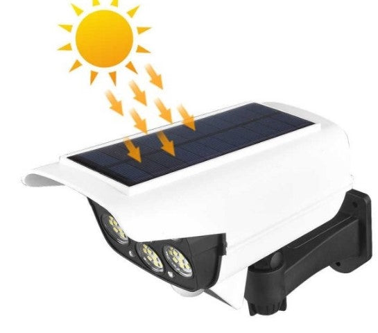 Lampa solara tip camera falsa de supraveghere 77 LED