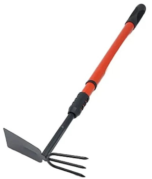 Sapaliga extensibila cu cap dublu si maner ergonomic