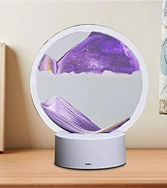 Lampa decorativa MOV tip clepsidra nisipuri miscatoare