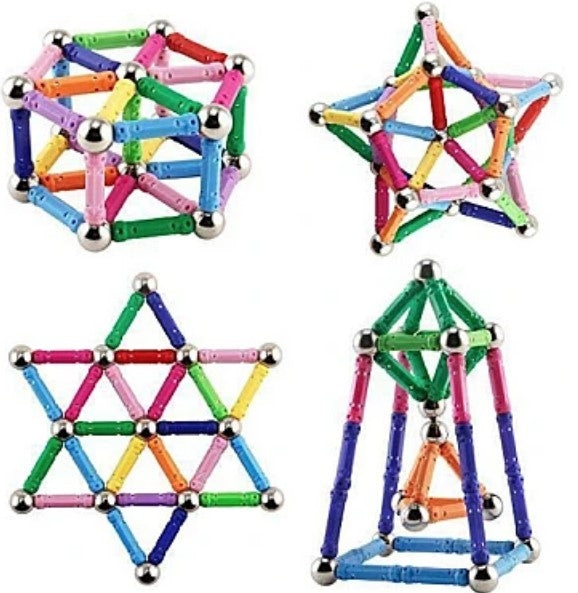 Joc creativ pentru copii Magnastix 108 piese