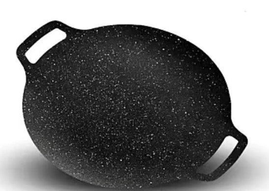 Tigaie grill Otel carbon 36 cm Negru