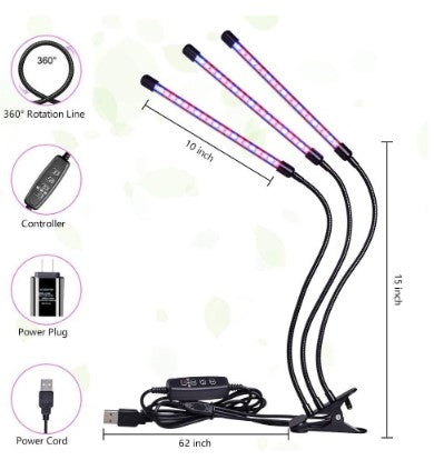 Lampa cu lumini LED pentru cresterea plantelor