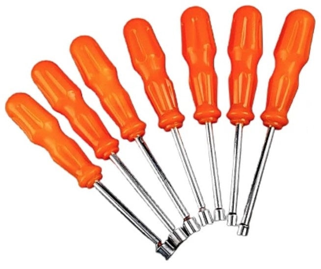 Set 7 surubelnite cu maner plastic si cap tubulara de la 5 la 11 mm