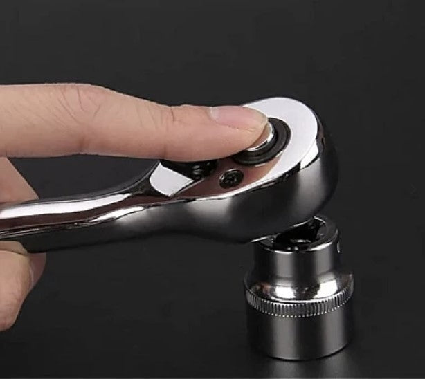 RIB chei tubulare 12 piese 1/4 cu cheie clichet otel crom vanadiu 4-13 mm