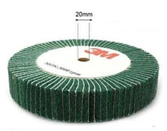 Disc Pasla 200 Mm Pentru Polizor cu Lamele de Smirghel Slefuit sau Lustruit 200x25x20