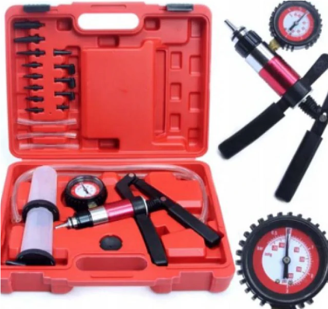 Trusa MARE pompa tester auto presiune si vacuum 18 PCS