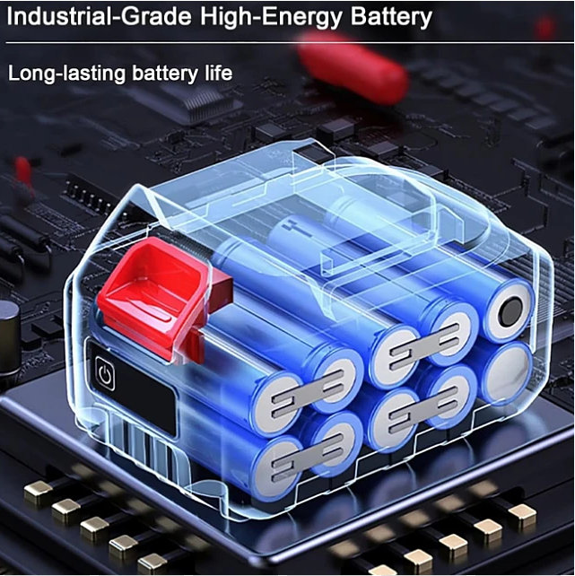Suflanta de aer multifunctionala incarcare auto pentru gratar indepartare frunze si praf 1500 mAh Viteta de Rotatie 25000 RPM