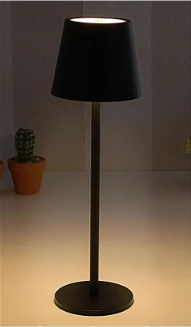 Lampa de birou cu senzor tactil si 3 moduri de iluminare NEAGRA