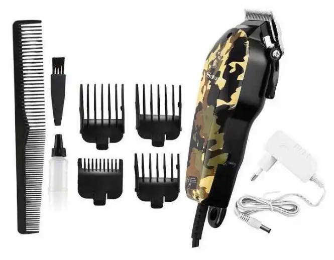 Masina de tuns parul animalelor Surker SK-808 10 W cu 8 accesorii