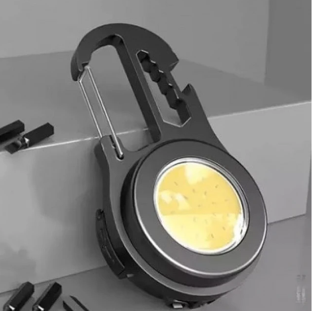 Breloc cu lanterna Q D910 LED COB multifunctional