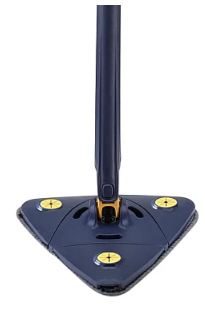 Mop multifunctional pentru suprafete uscate si ude cap triunghiular rotativ