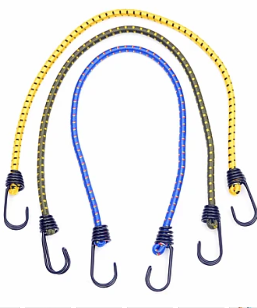 Set 12 benzi elastice cu carlig Multicolore si multifunctionale