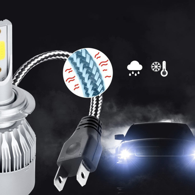 Set Becuri LED Auto 36W, 3800 Lumeni , H4, C6