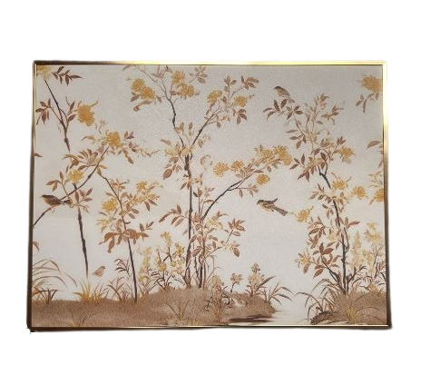 Capac Decorativ pentru Tablou Electric și Contor, Rabatabil, cu Ramă Aurie, 40 x 30 cm