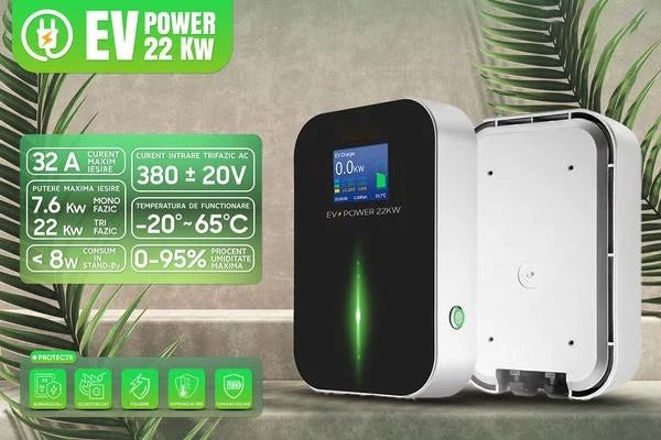 Statie de incarcare pentru masini electrice conector Type 2 - POWER 22KW (380V)