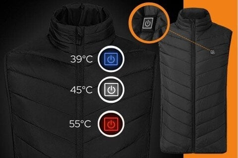 VESTĂ ÎNCĂLZITĂ, ELECTRICA, SLIM FIT
