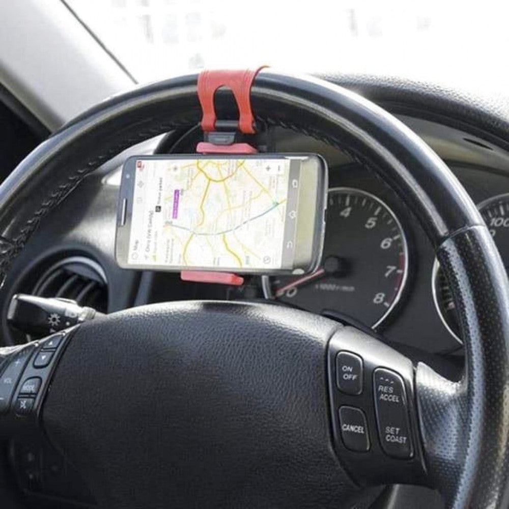 Suport telefon pentru auto prindere pe volan
