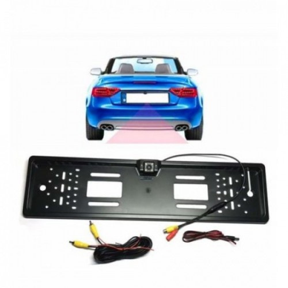 Pachet promotional Display pliabil LCD si Suport numar imatriculare cu camera video marsarier