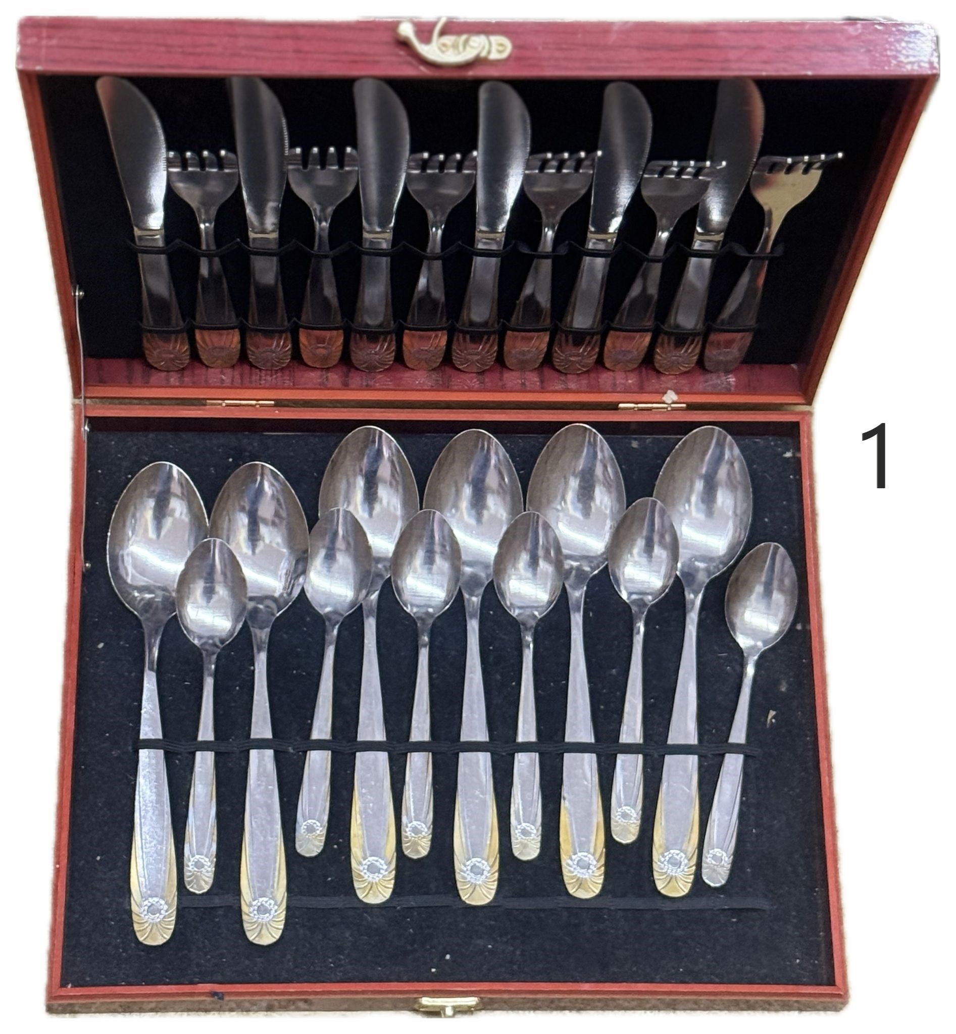 Set tacamuri inox - 24 piese