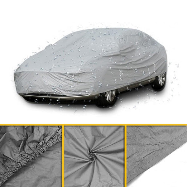 Prelată Auto Impermeabilă din PEVA, Husă Exterioară pentru Mașină, Mărimi M, XL și XXL