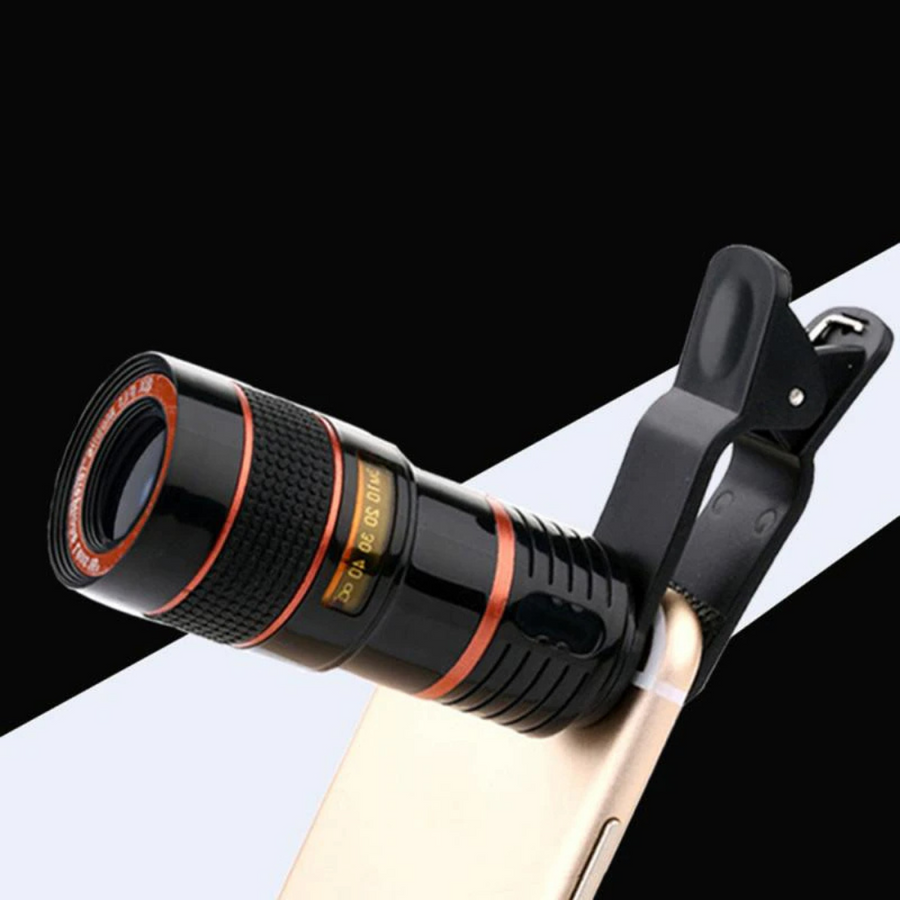 Telescop pentru telefon cu zoom 8x, compatibil cu iPhone si Android