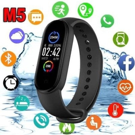 BRATARA FITNESS SMART CU NOTIFICARI WHATSAPP SI FACEBOOK FITPRO