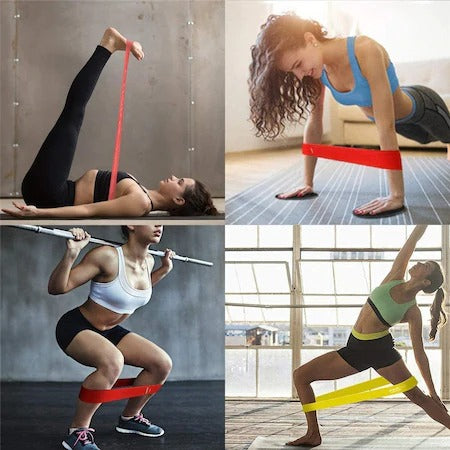 Set 5 benzii elastice pentru fitness