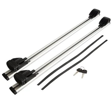 Set bare transversale din aluminiu, cu sistem antifurt