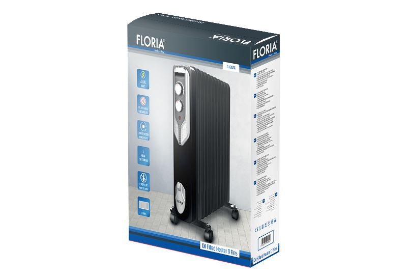 Calorifer electric, 2500W, 11 elementi, Floria, ZLN3666